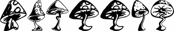 معاينة خط Shrooms