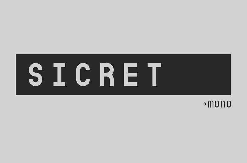 Sicret Mono Шрифт
