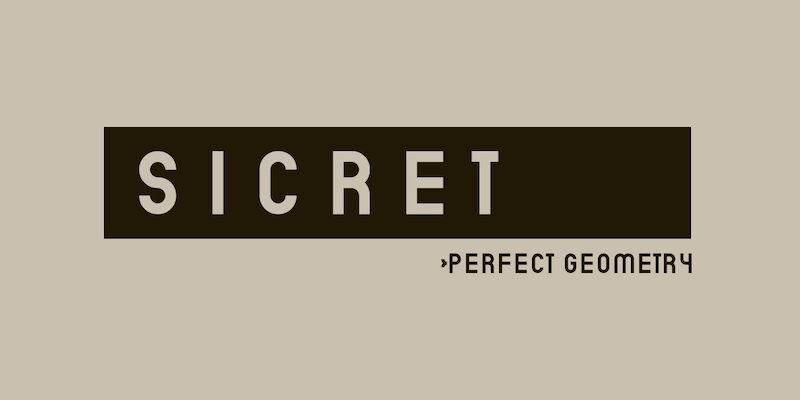 Sicret Schriftart