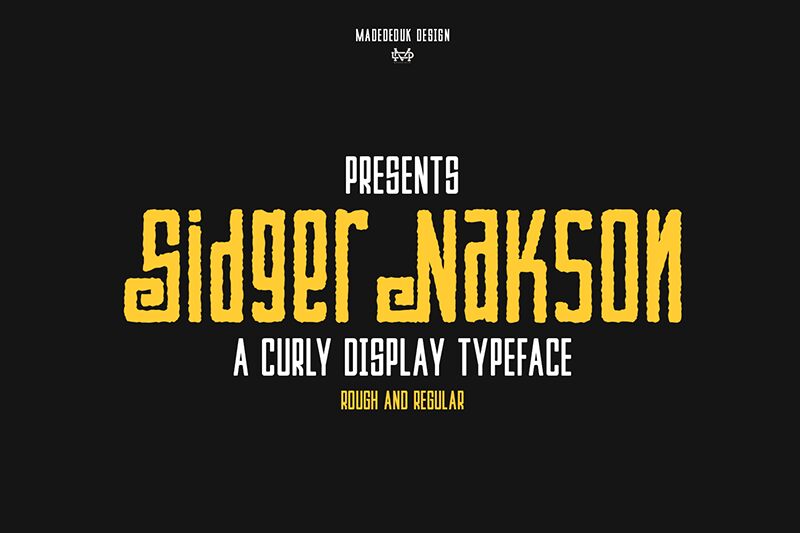 Sidger Nakson Czcionka