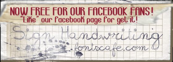sign-handwriting Schriftart