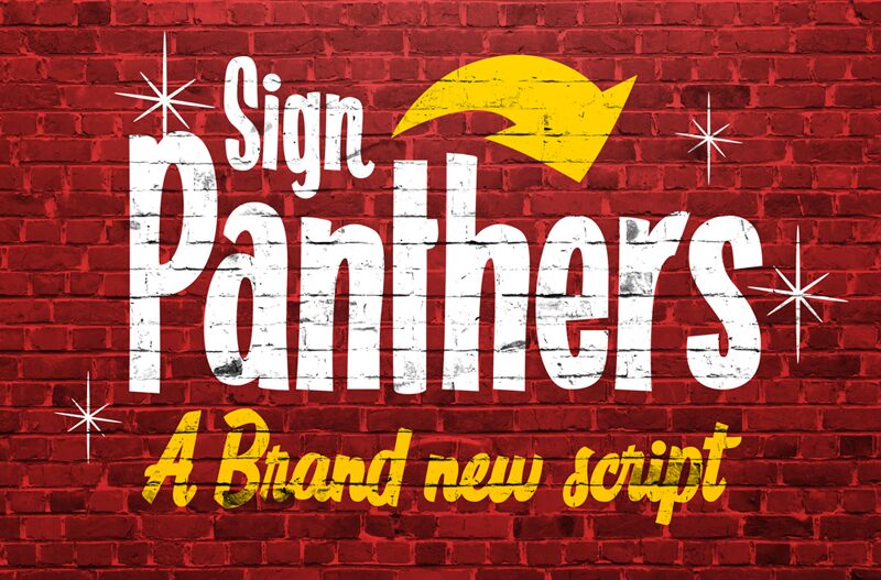 Sign Panthers Script Schriftart