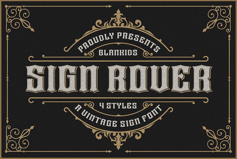 Sign Rover 字体