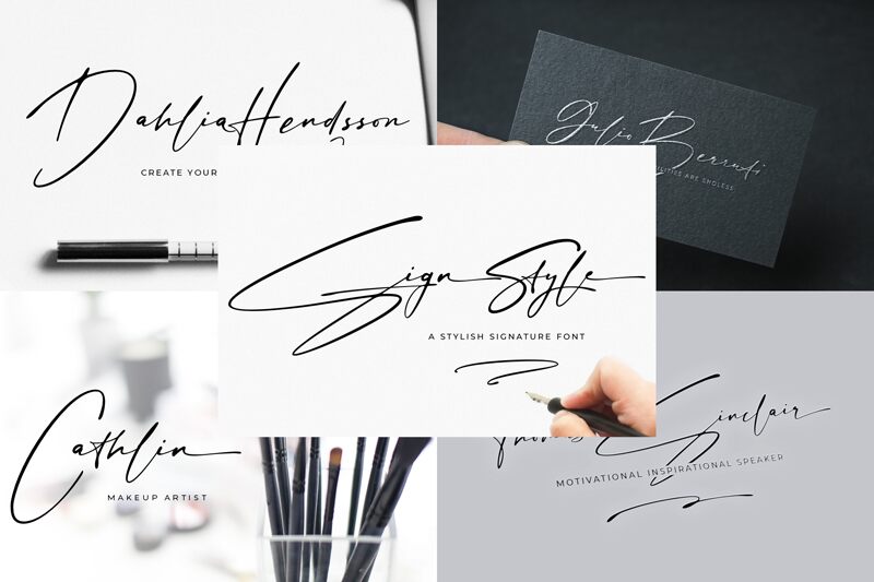 Sign Style Schriftart