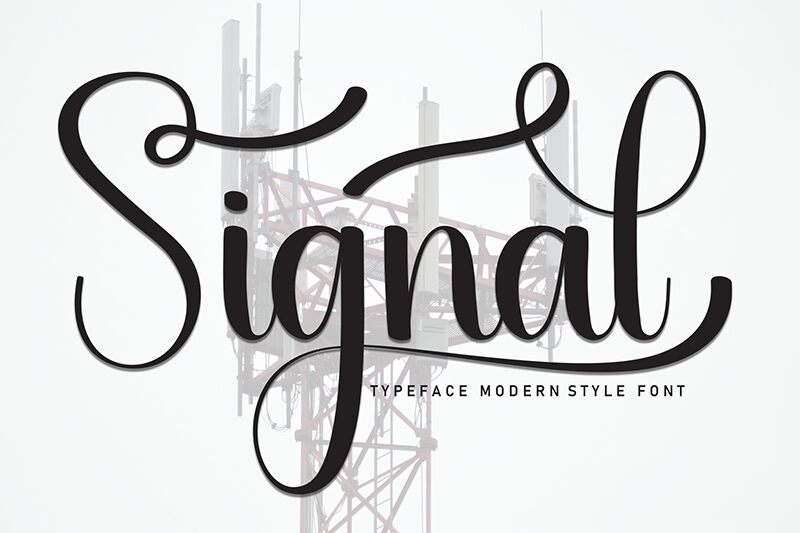 Signal الخط