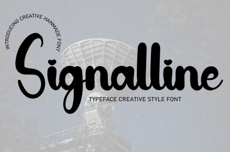 Signalline Schriftart