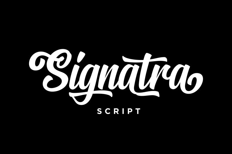 Signatra Schriftart