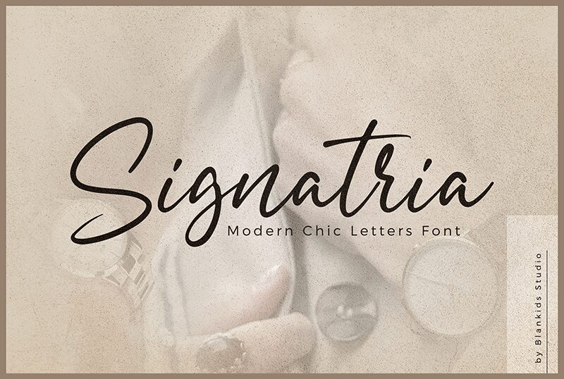 Signatria Schriftart