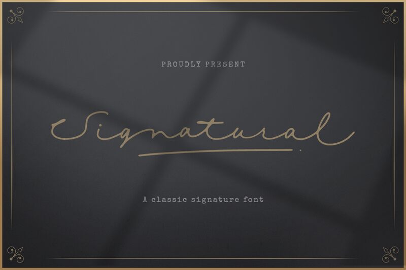 Signatural Шрифт