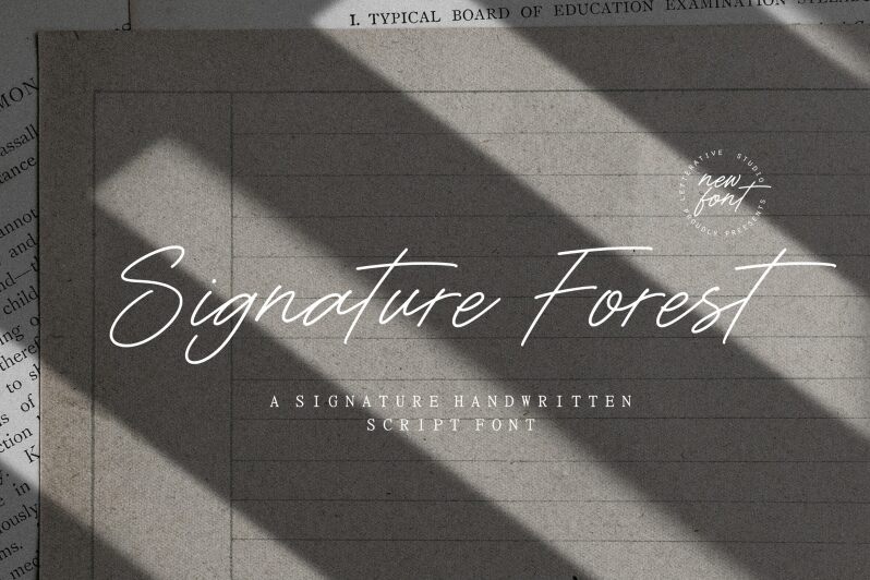 Signature Forest フォント