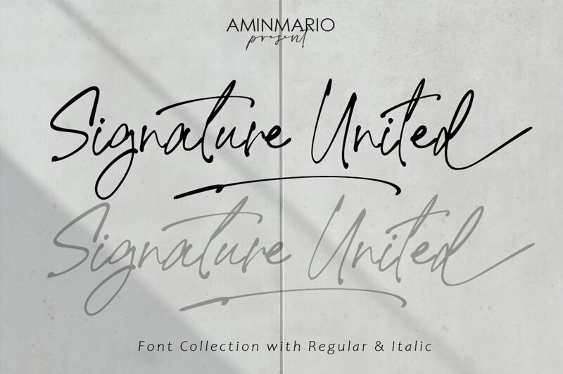 Signature United Carattere