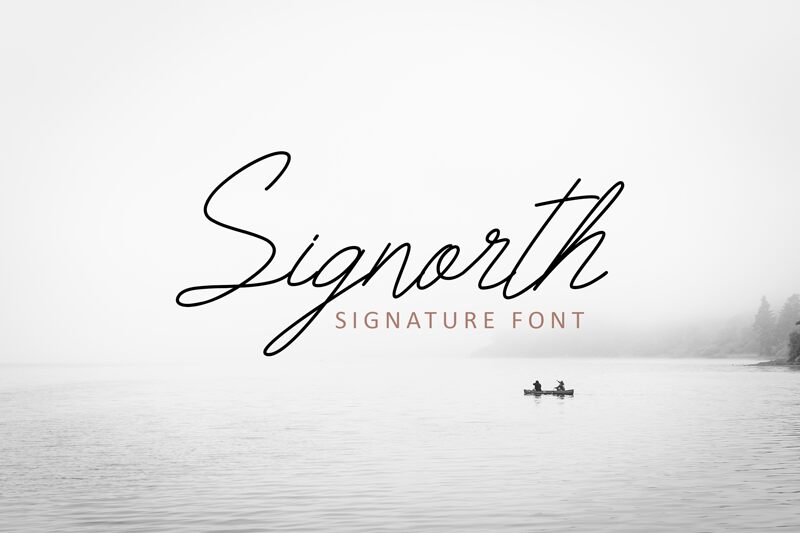 Signorth Шрифт
