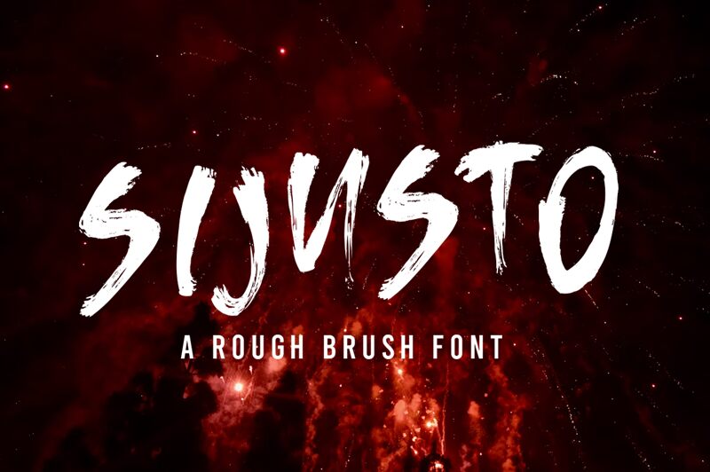 SIJUSTO Schriftart