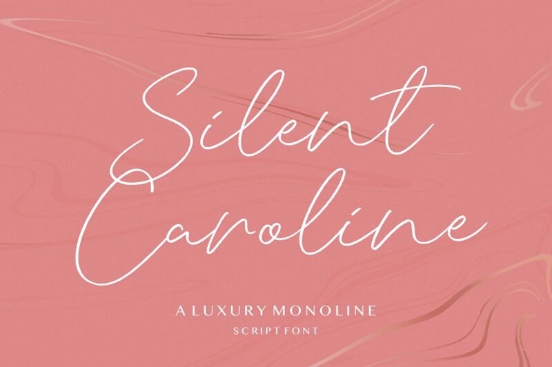 Silent Caroline Шрифт