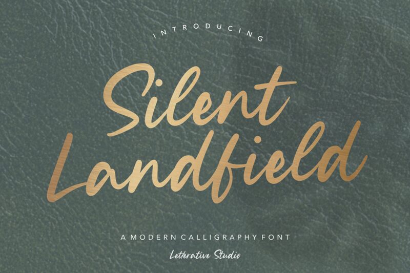 Silent Landfield 字体