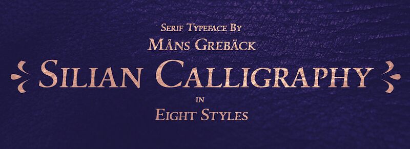 Silian Calligraphy Schriftart