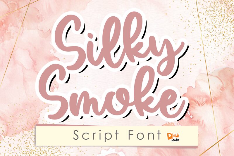 Silky Smoke Schriftart