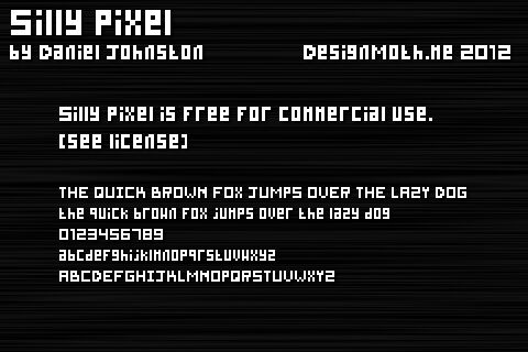 Silly Pixel Czcionka