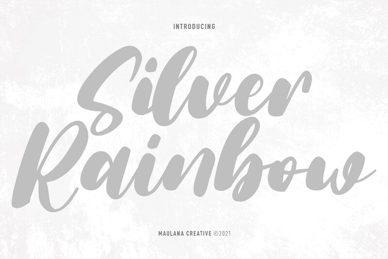 Silver Rainbow الخط 