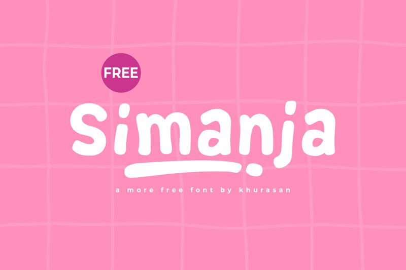 Simanja Schriftart