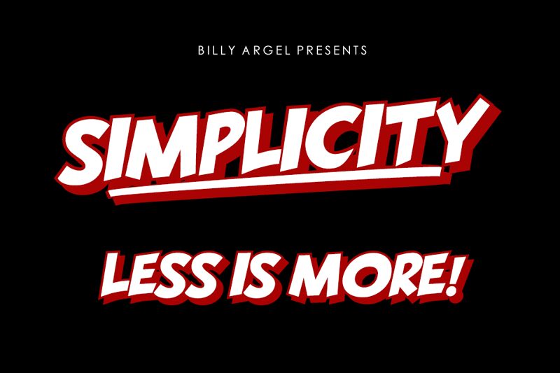 SIMPLCITY Schriftart