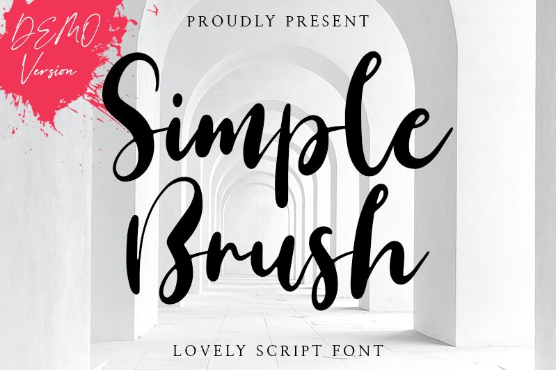 Шрифт brush