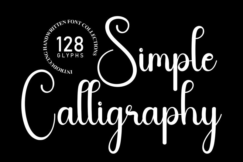 Simple Calligraphy font | Fonts2u.com