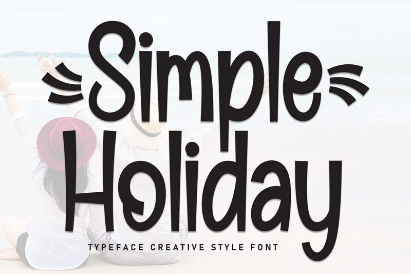 Simple Holiday Czcionka