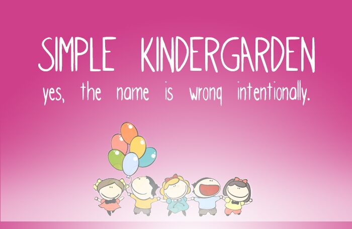 Simple_kindergarden Font