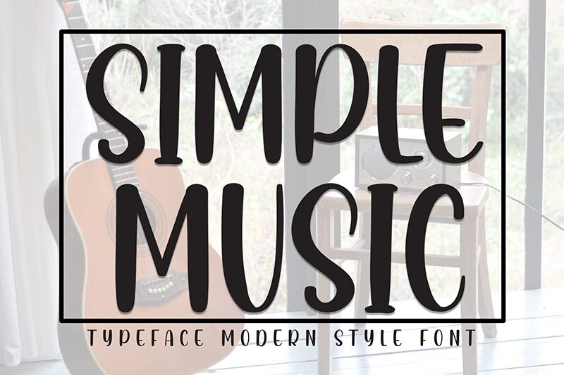 Simple Music Schriftart
