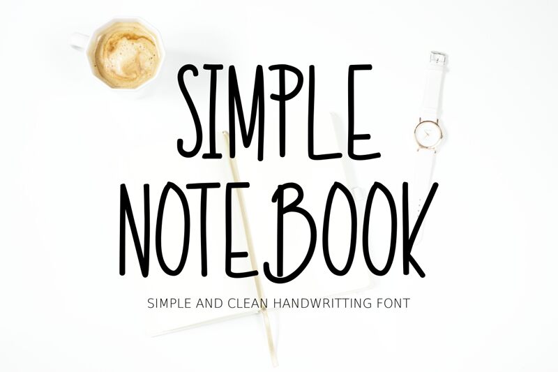 Simple-Notebook 字体