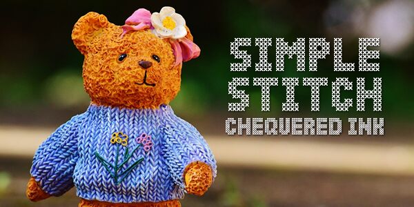 Simple Stitch Czcionka