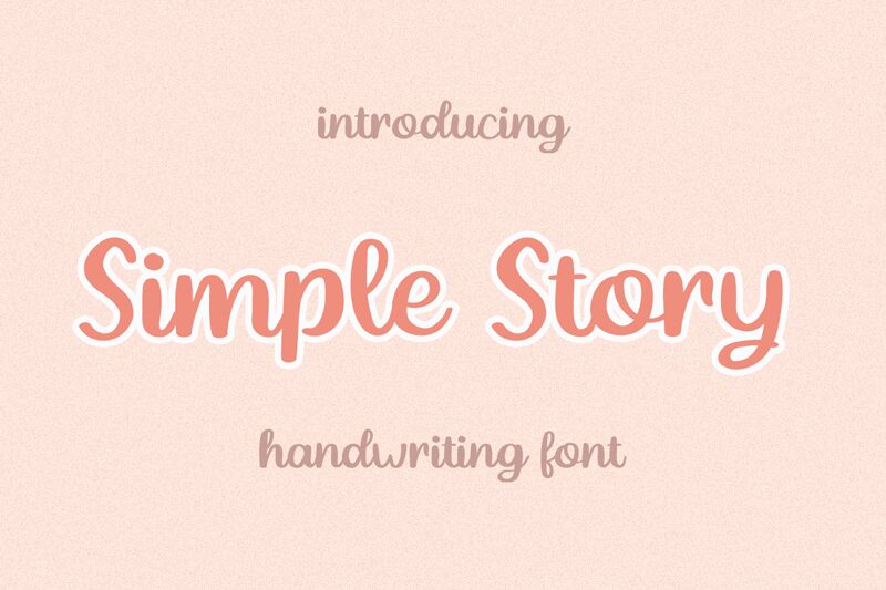 Simple Story Schriftart