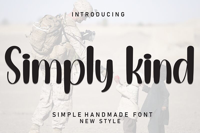 Simply Kind الخط 