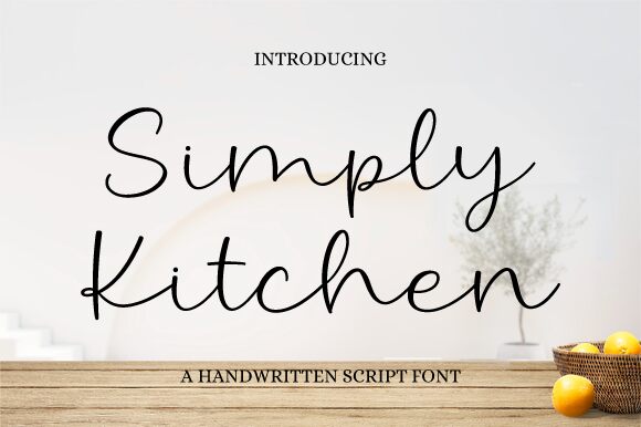 Simply Kitchen Шрифт