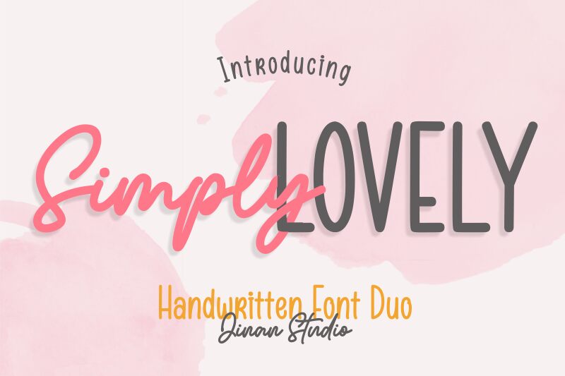Simply Lovely Sans Schriftart