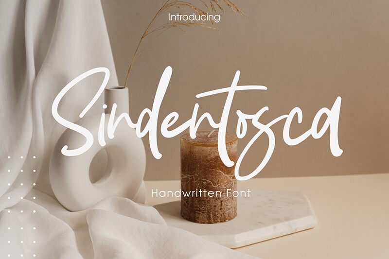 Sindentosca Schriftart