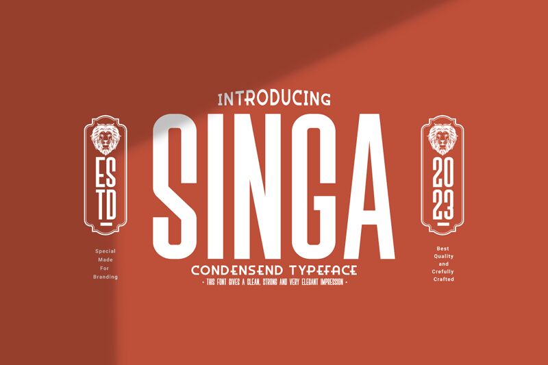 Singa Schriftart