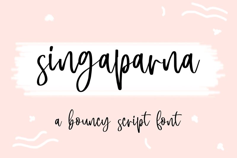 Singaparna Script Druh písma