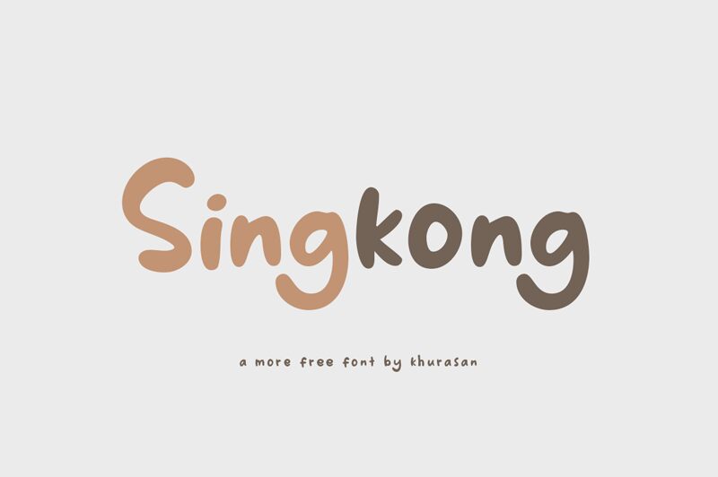 Singkong Schriftart