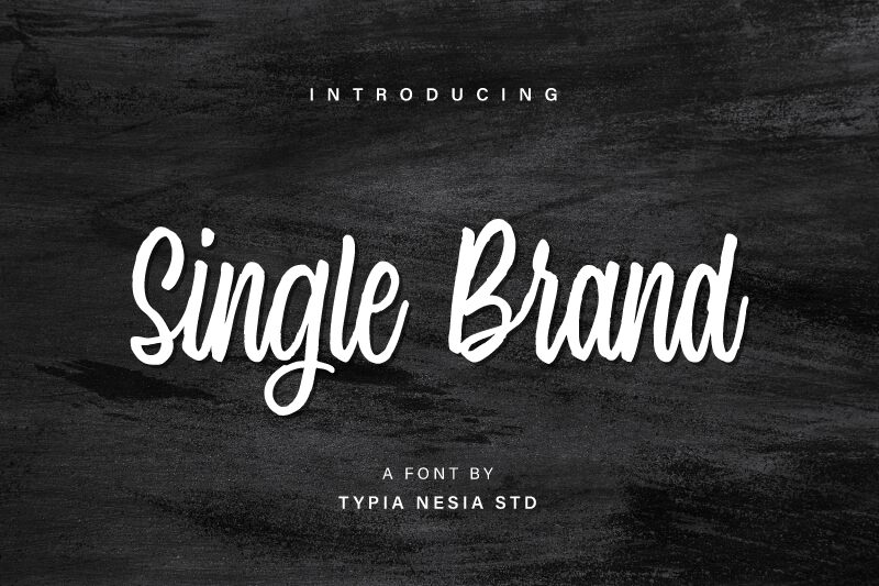 Single Brand Schriftart