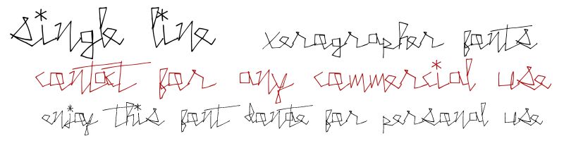 SingleLine Carattere