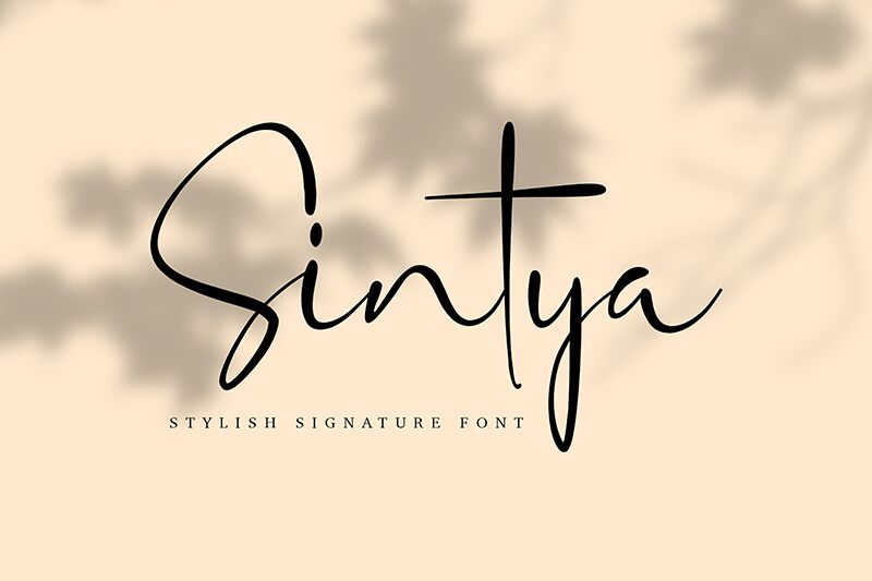 Sintya Schriftart