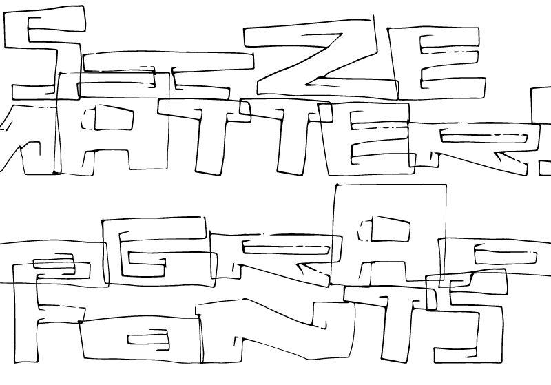 SizeMatters Schriftart