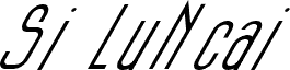 Si LuNcaiItalic