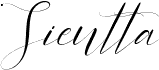 معاينة خط Sientta Script