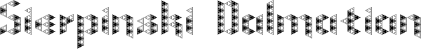 Sierpinski Dalmatian Regular