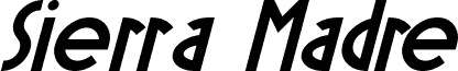 Sierra Madre Bold Italic