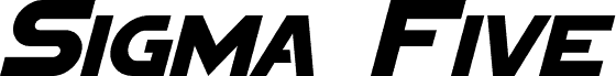 Sigma Five Sans Italic