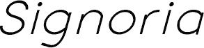 Signoria Italic